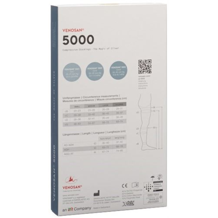 VENOSAN 5001 A-D KKL1 M شن کوتاه 1 جفت