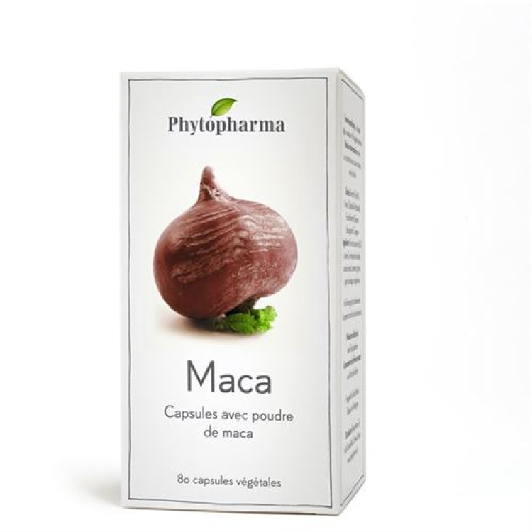 Phytopharma Maca 409 mg 80 vegetabiliska kapslar