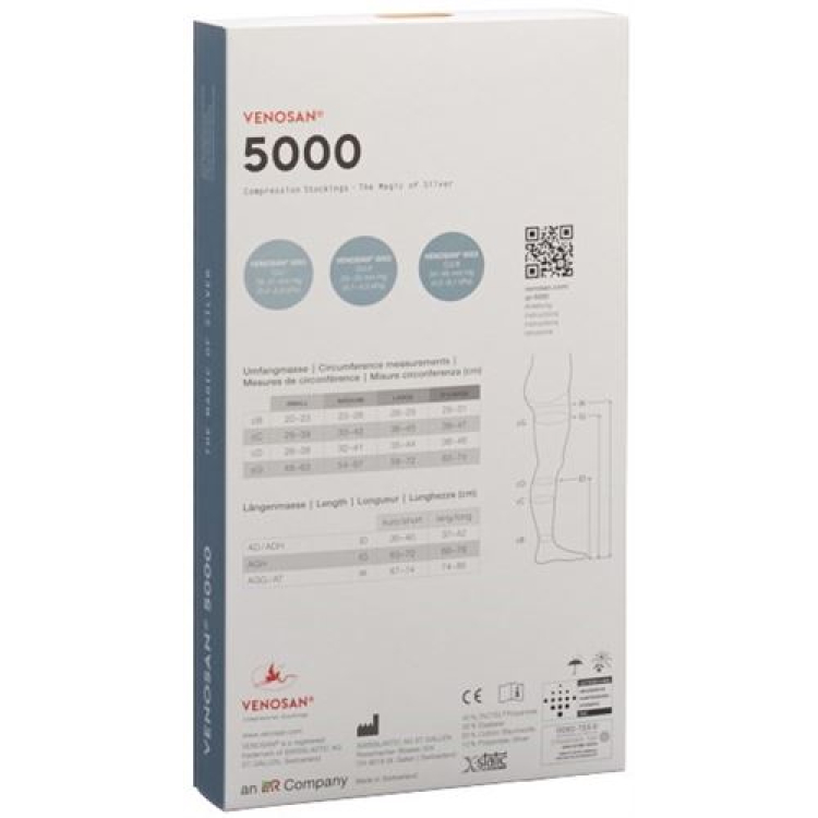 VENOSAN 5001 A-GHS KKL1 S sabbia taglio lungo 1 paio