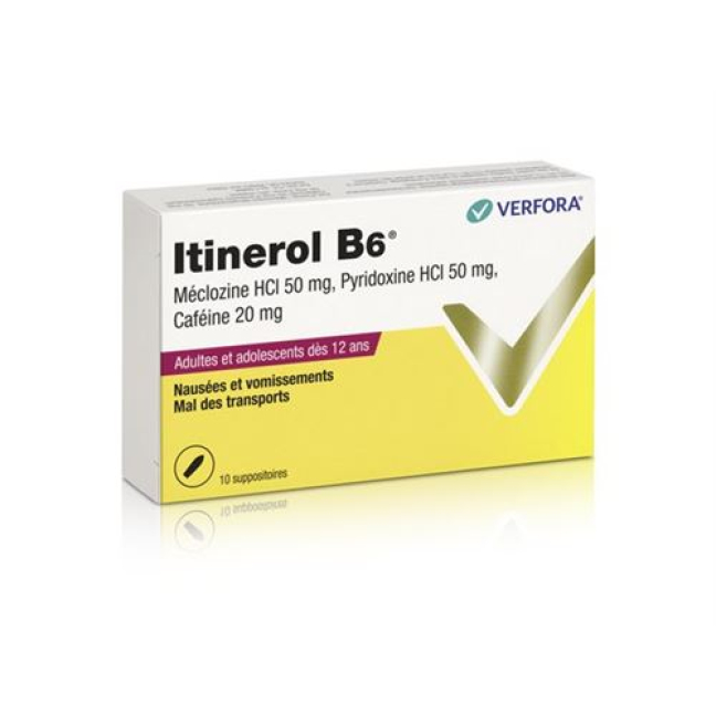 Itinerol B6 Suppositories: Prevent Nausea and Vomiting