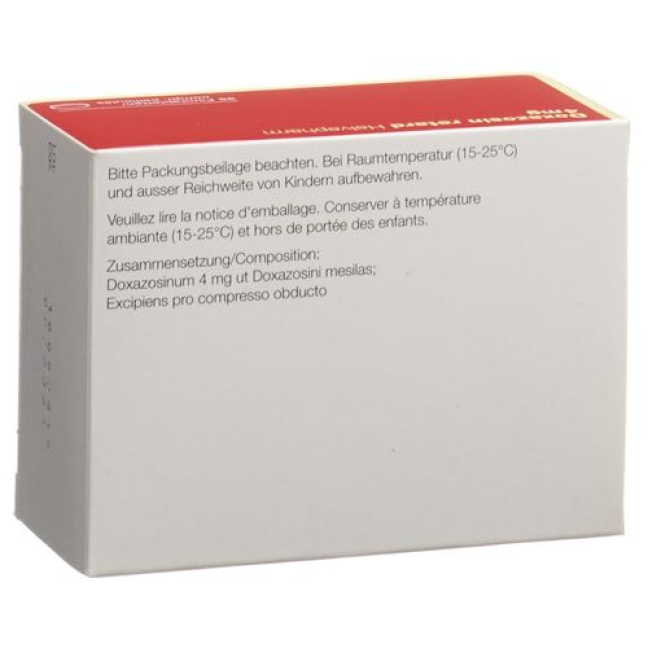 Doxazosin retard Helvepharm Ret Filmtabl 4 mg 98 pcs