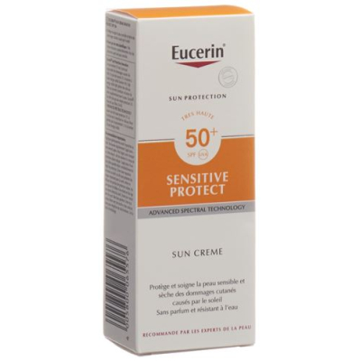 Eucerin SUN Sensitive Protect Solkrem SPF50+ Flaske 50 ml