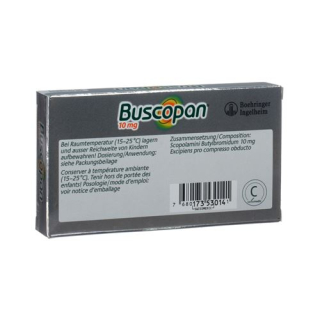Buscopan drag 10 mg 20 stk