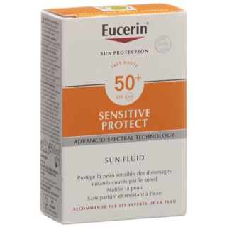 Eucerin SUN Sensitive Protect fluid za sončenje SPF50+ 50 ml