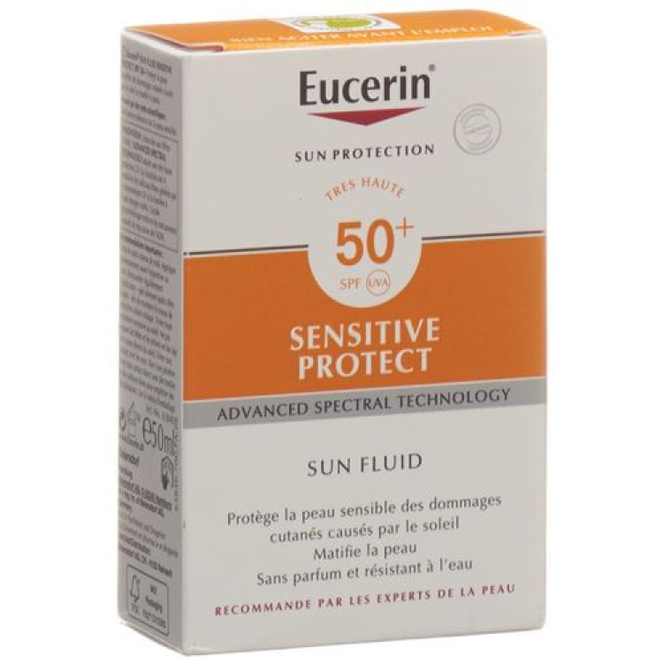 Eucerin SUN 敏感防晒液 SPF50+ 50ml