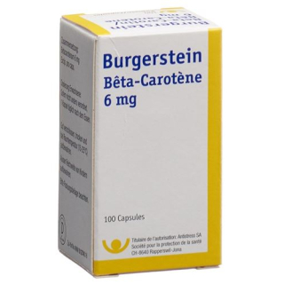 Бургерштейн Бета-каротин 6 мг 100 капсул
