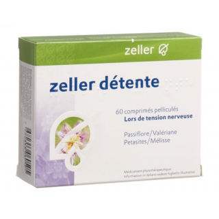 Zeller Relaxation 60 plėvele dengtų tablečių