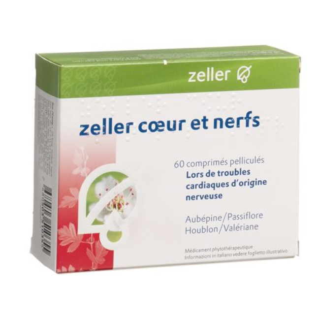 Zeller Heart & Nerves 60 comprimidos revestidos por película