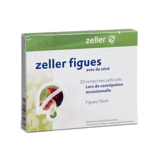 Zeller figues au séné 20 comprimés pelliculés