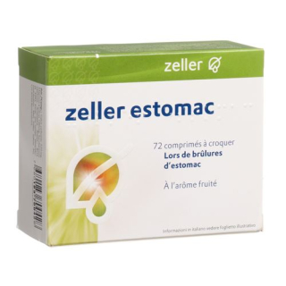 Zeller Stomach 72 טבליות לעיסה