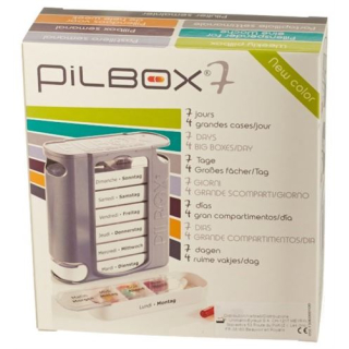 Pilbox 7 medicine dispenser 7 days Italian