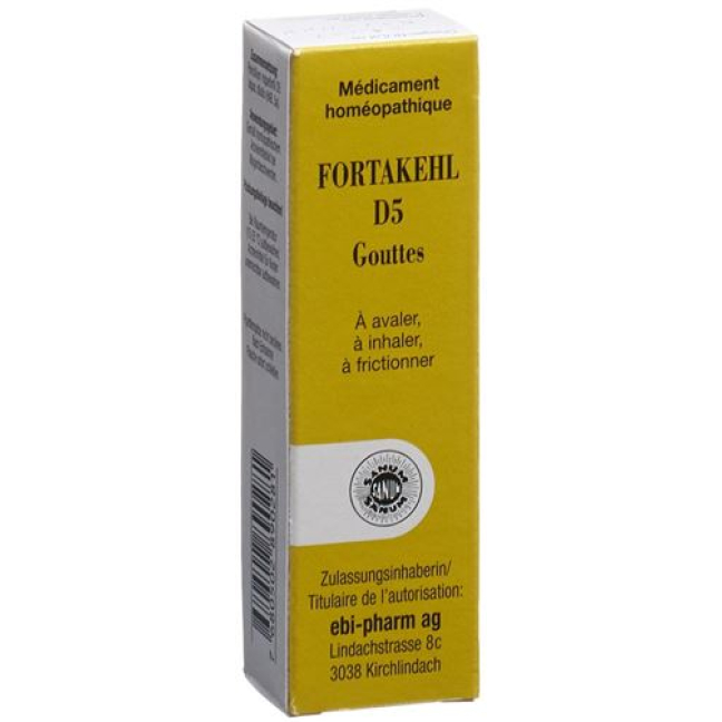 Fortakehl drops D 5 dilutio Fl 10 ml