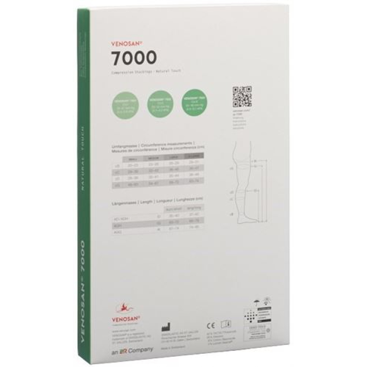 Venosan 7002 A-GH KKL2 XL довгий закритий клейовий бордюр бежевий 1 пара