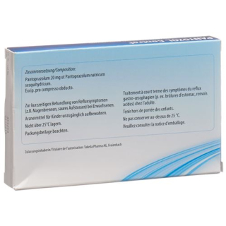 Pantozol Control Filmtablet 20 mg 14 pcs