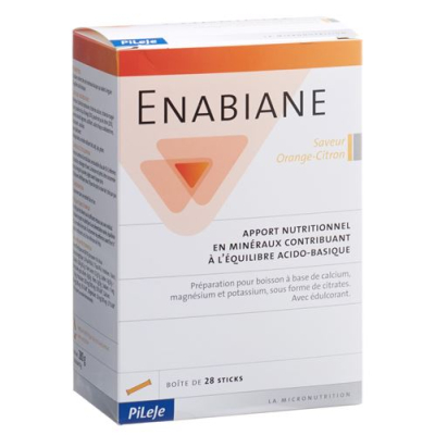 Enabiane Oragne 레몬 PLV 28 x 10g