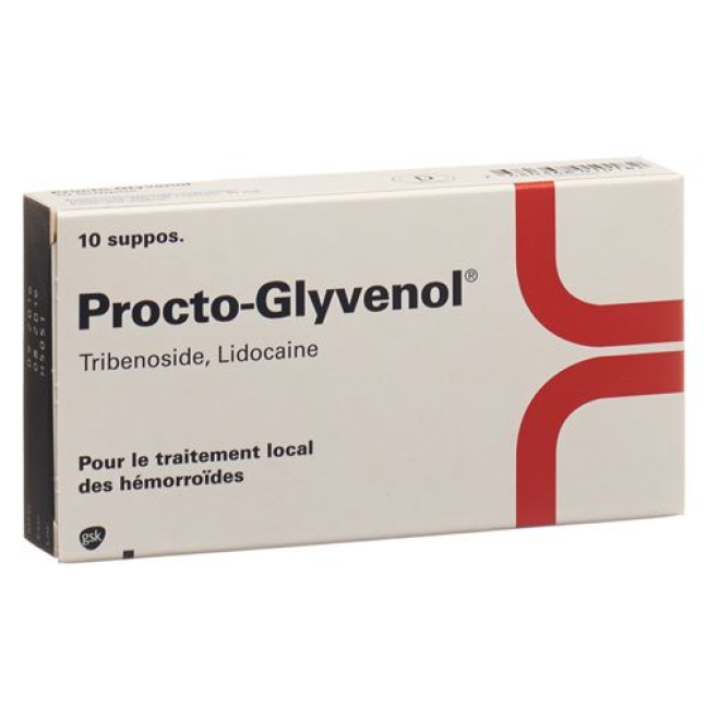 Procto-Glyvenol Supp 400 mg de 10 pièces