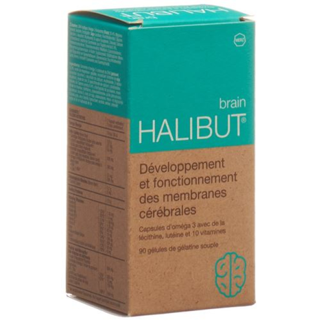 Halibut Brain 90 capsules for Improved Brain Function