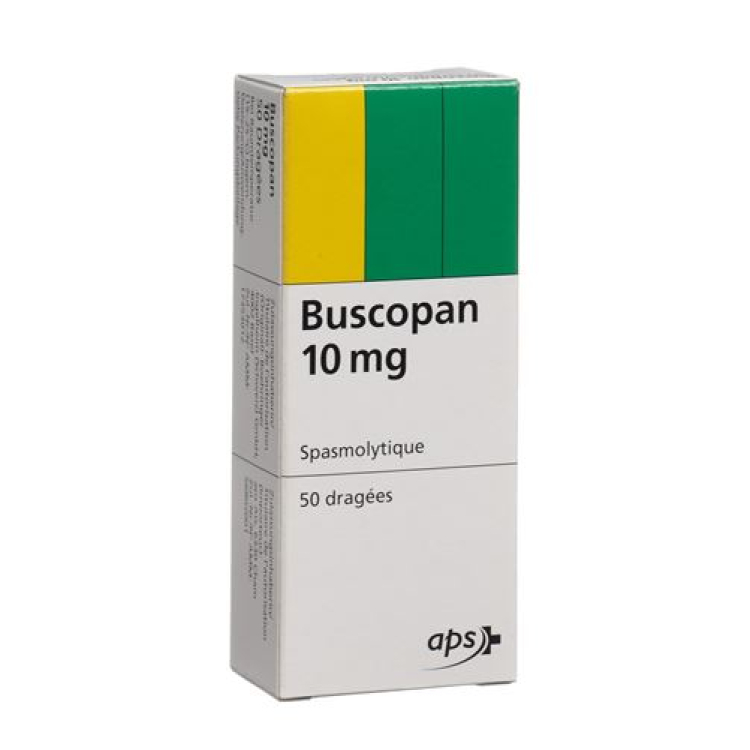 Buscopan (PI) Drag 10 мг цэврүү 50 ширхэг