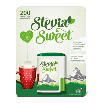 Assugrin Stevia טבליות מתוקות 200 יח'