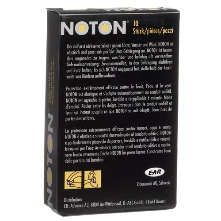 Noton Ear Classic 12 Blist 3 par