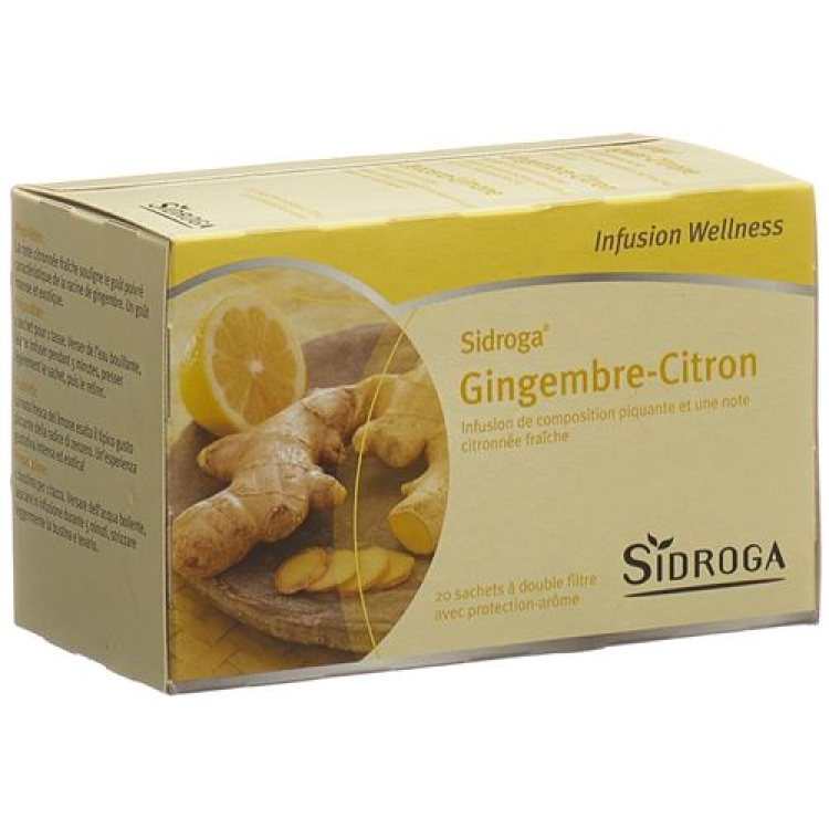 Sidroga Wellness Gừng Chanh 20 Tiểu đoàn 2 g