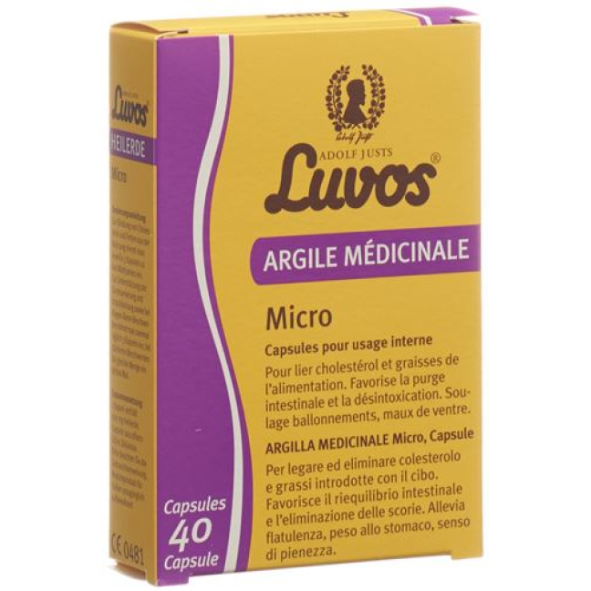 Luvos Healing Earth Micro Capsules Blist 40 ширхэг