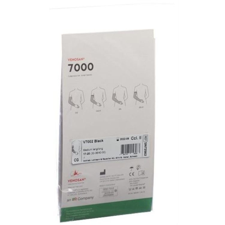 VENOSAN 7002 C-G KKL2 L qisqa Handansa qora holda