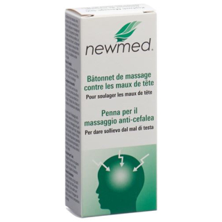 Newmed caneta de massagem para dores de cabeça 8 ml