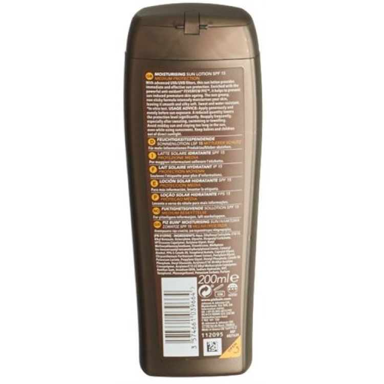 Piz Buin In Moisturising Sun Lotion SF 15 200 ml