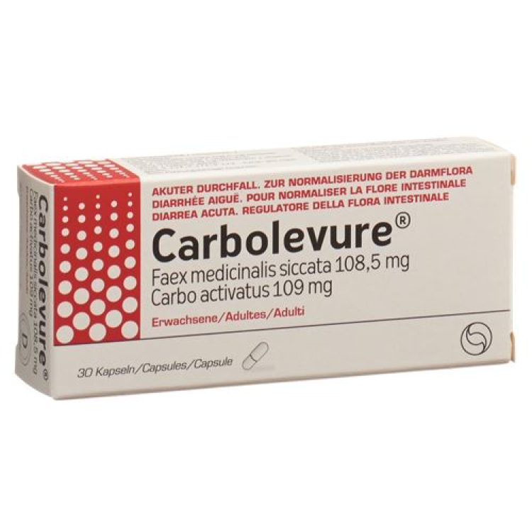 Carbolevure Kapp voksne 30 stk