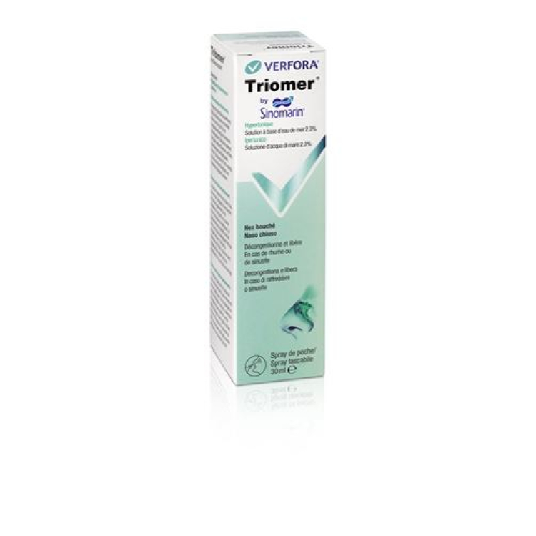 Triomer Nasenspray Sinomarin hypertonisch Fl 30 ml