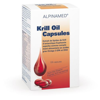 Kaps de óleo de Krill ALPINAMED 120 unid.