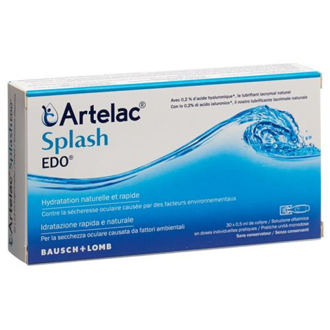 Artelac Splash EDO Gd Opht 30 Monodos 0,5 ml
