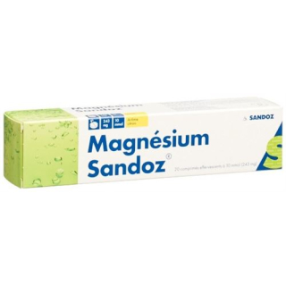Magnesium Sandoz Effervescent Tab Lemon 20 pcs
