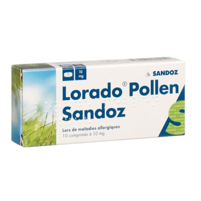 Lorado pollen Sandoz טבליות 10 מ"ג 10 יח'