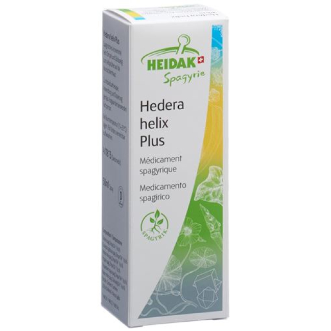 HEIDAK Spagyrik Hedera helix plus spray botella 50ml