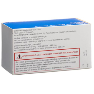 Valproate Chrono Zentiva Filmtabl 300 mg 100 stk