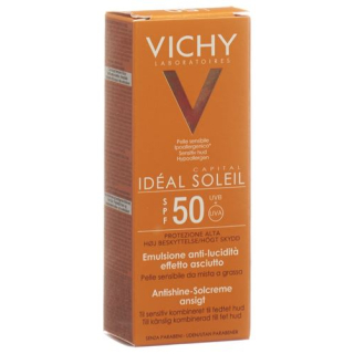 Vichy Ideal Soleil matlaştırıcı güneş sıvısı SPF50 50 ml