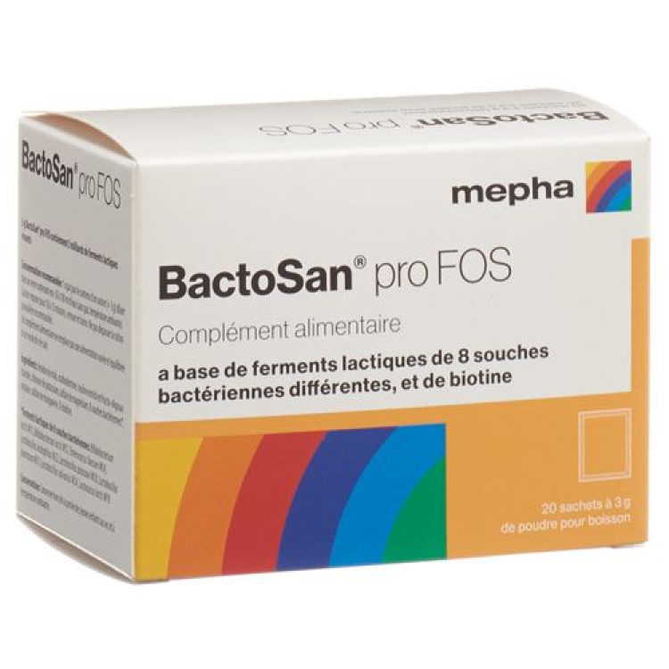 BACTOSAN para bebida em pó FOS 20 Btl 3 g