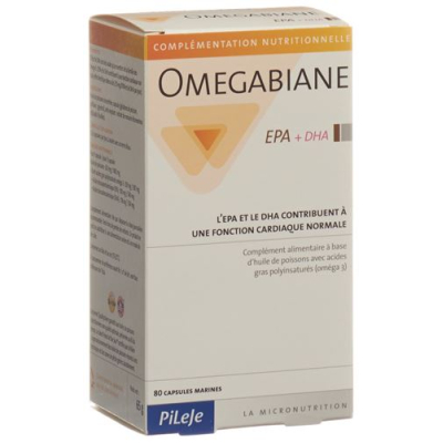 Omegabiane EPA + DHA Kaps 621 mg blister 80 бр