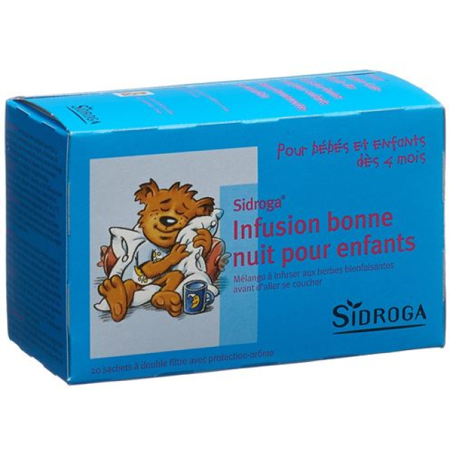 Sidroga trà trước khi đi ngủ cho trẻ em 20 Btl 1,5 g