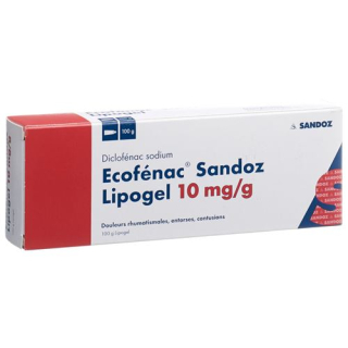 Ecofenac Sandoz Lipogel 1 % Tb 100 g