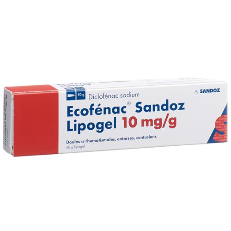 Ecofenac Sandoz Lipogel 1% tube 50 g