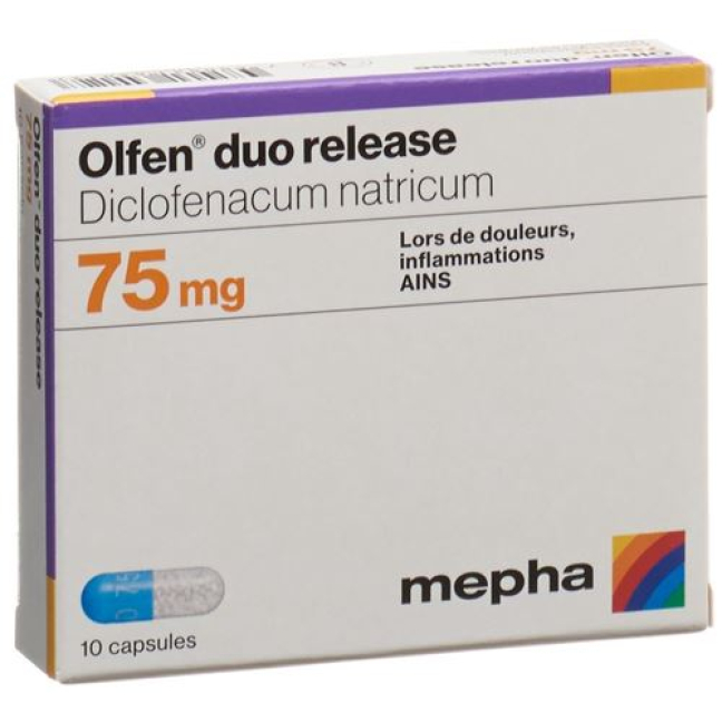 duo ajudou a liberar Kaps 75 mg 10 unid.