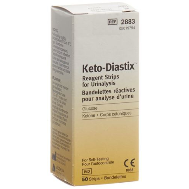 Buy Keto Diastix strip 50 pcs at Beeovita