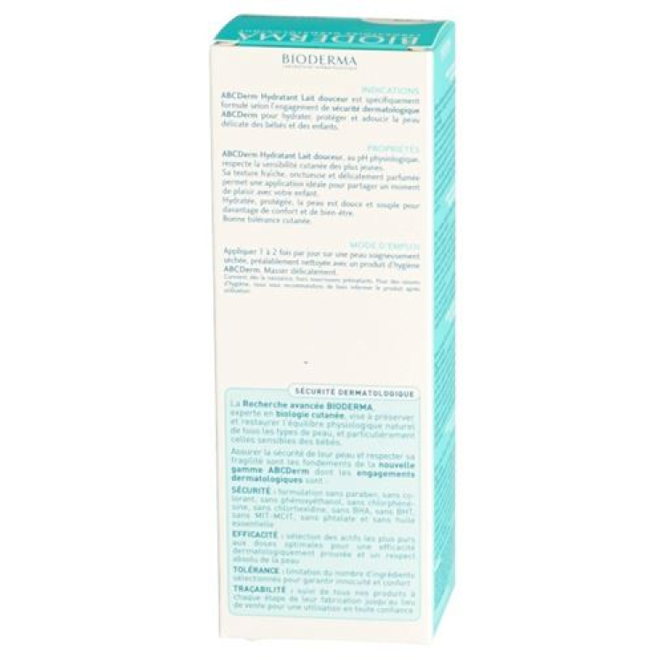 BIODERMA ABCDERM Lait Hydratant 200ml