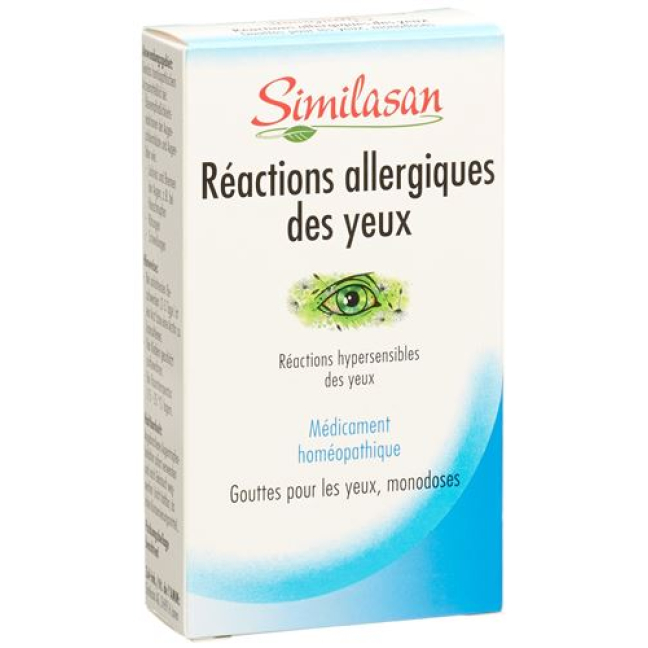 Similasan Yeux allergiques Gd Opht Monodoses 20 x 0,4 ml