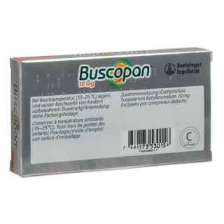 Buscopan arrastre 10 mg 40uds