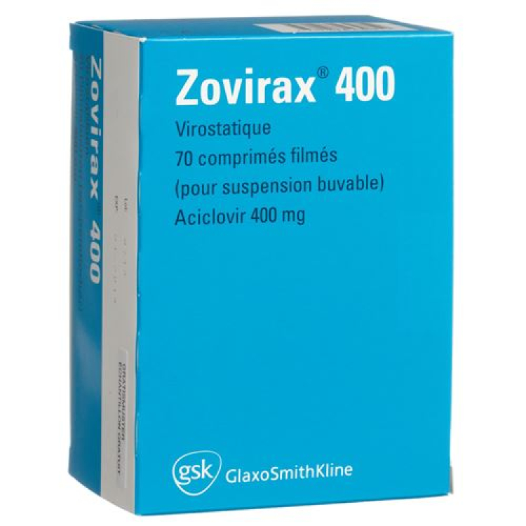 Viên nén phim Zovirax 400 mg 70 chiếc