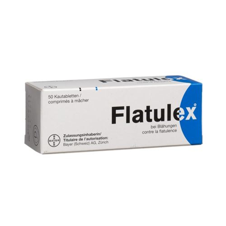 Flatulex 42 mg 50 chewable tablets